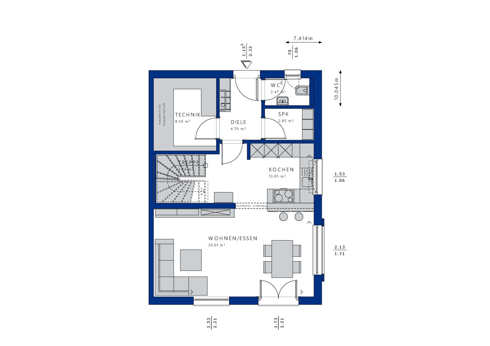 Frei planbare Doppelhaushälfte in Rödenhof